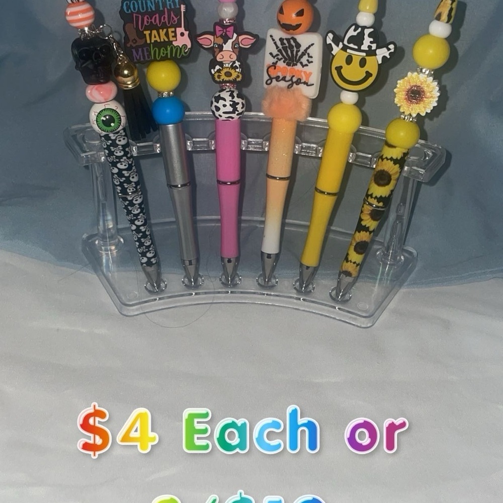 Homemade beaded Ink Pens - Picture 2 of 15